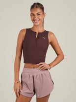 Puma Women's Run Lightstride Crop Top Chocolate Brown