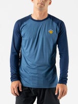 rabbit Men's EZ Tee Perf Long Sleeve Dark Blue