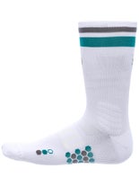 SHYU Racing Half Crew Socks White/Teal/Carbon