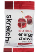 Skratch Energy Chew Ind  Sour Cherry (Caffeine)