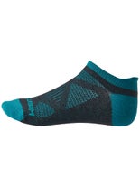 Wrightsock Wom CoolMesh II Tab Socks SM Black/Turq