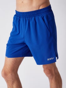 2XU Men's Aero 7" Shorts Surf/Silver Reflective