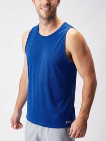 2XU Men's Aero Tank Surf/Silver Reflective