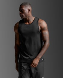 2XU Men's Aero Mesh Tank Black