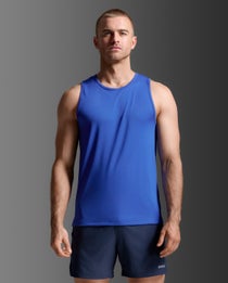 2XU Men's Aero Mesh Tank Surf