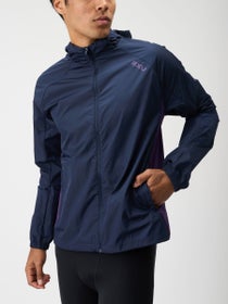 2XU Men's Aero Windbreaker Midnight/Acai