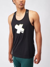 2XU Men's Light Speed Singlet Black White X