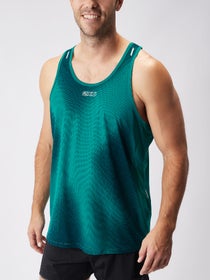2XU Men's Light Speed Singlet Jade X/Glacier Reflective