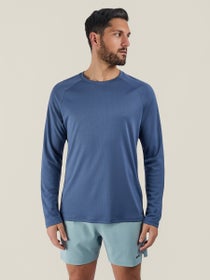 2XU Men's Aero Long Sleeve Indigo