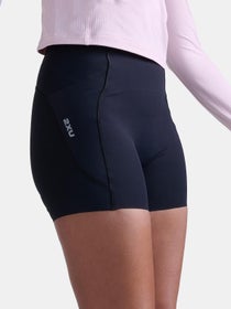 2XU Women's Aero Hi-Rise Compression 4" Shorts Black