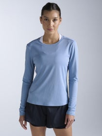 2XU Women's Aero Long Sleeve Blue Shade