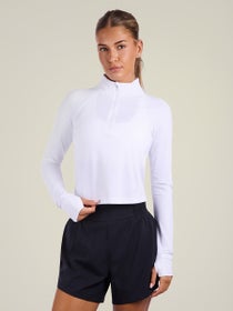 2XU Women's Aero Waffle 1/2 Zip White