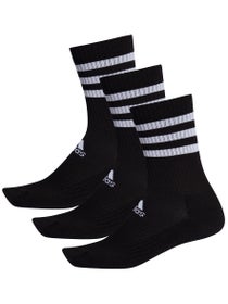 Adidas Cushion Crew 3-Pack Socks Striped Black