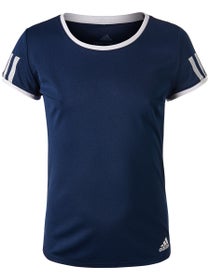 adidas Girl's 3-Stripes Cap-Sleeve