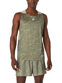 ASICS Men's Fujitrail Elite Singlet Mantle Green