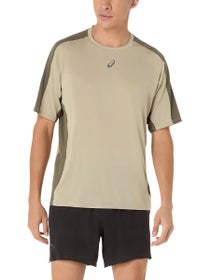 ASICS Men's Fujitrail Peak Short Sleeve Top Khaki