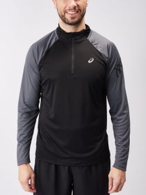 ASICS Men's Icon Long sleeve 1/2 Zip Black