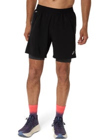ASICS Men's Road 2 in 1 7" Short Performance Black