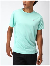 ASICS Men's Silver Short Sleeve Top Oasis Green