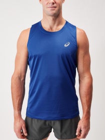 ASICS Men's Silver Singlet Asics Blue