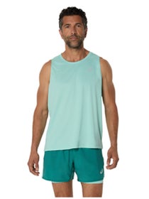 ASICS Men's Silver Singlet Oasis Green