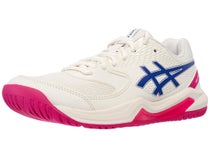 Asics Gel Dedicate 8 Cream/Dk Cobalt Women's Shoes 