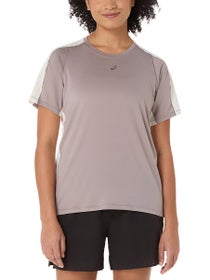 ASICS Women's Fujitrail Elite Short Sleeve Cream