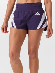 adidas Women's adizero New York Short 3" Aurora Plum