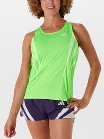 adidas Women's adizero New York Singlet Lime Burst