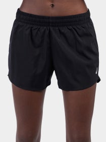 ASICS Women's Silver 4" Short Performance Black