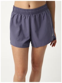 ASICS Women's Silver 4" Short Greyish Purple