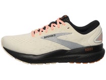 Brooks Ghost 16 Women's Shoes Ecru/Orange/Black