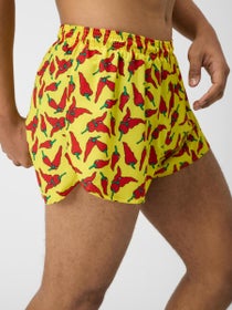 BOA Men's 3" Stretch Split Short Yellow Chili Pepper