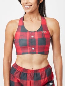 BOA Women's Printed Performance Bra - Buffalo Plaid