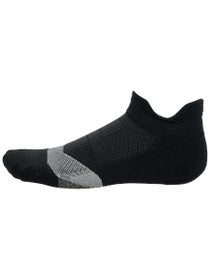 Feetures Elite Light Cushion No Show Tab Socks Black