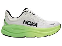 HOKA Bondi 9 Women's Shoes White/Tart Apple