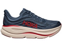 HOKA Bondi 9 Men's Shoes Thunder Cloud/Vermillion