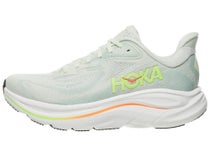 HOKA Clifton 10 Women's Shoes Sea Glass/Neon Flame