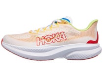 HOKA Mach 6 Men's Shoes White/Solar Flare