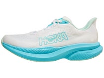 HOKA Mach 6 Women's Shoes White/Cielo Blue