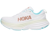 HOKA Bondi 8 Women's Shoes Frost/Rose Gold