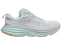 HOKA Bondi 8 Women's Shoes Stardust/Aqua Breeze