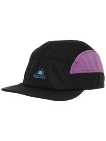 Helios Ultralight 7 Panel Running Cap  Charcoal/Magenta