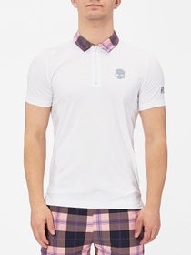 Hydrogen Men's Tartan Zip Tech Polo