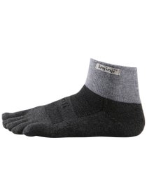 Injinji Trail Midweight Mini-Crew Toesocks Granite