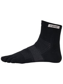 Injinji Run Lightweight Mini-Crew Toesocks Black