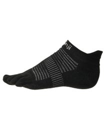 Injinji 2 Men's Run Lightweight No Show Toe Socks, Black, Small, Socks -   Canada