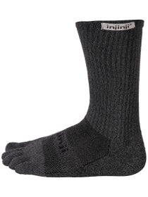 Injinji Trail Midweight Crew Toesocks Granite