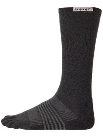 Injinji Women's Trail Midweight Crew Toesocks Granite