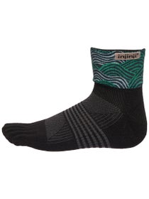 Injinji Women's Trail Midweight Mini-Crew Toesocks Flow